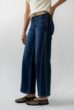 Kate Wide Leg Jeans in Dark Wash