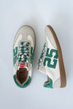 Kelly Retro Sneakers in Green White FINAL SALE