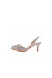 Pointed Toe rhinestone Glitter Slingback Pumps