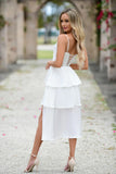 Maeve Corset Midi Dress Ivory