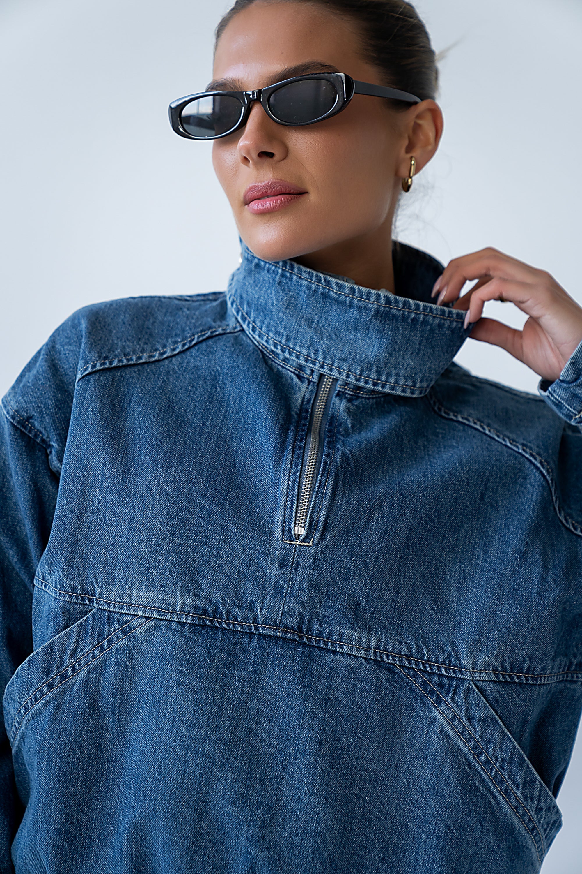 Regina Denim Jacket in Medium Wash
