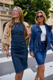 Amora Denim Midi Dress FINAL SALE