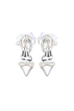 Pointed Toe Pearl Strap with Ribbon Tie