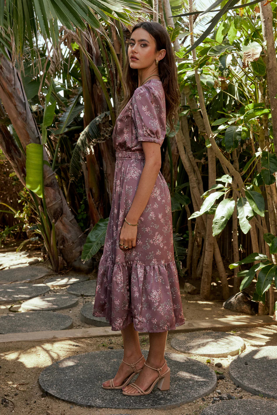 Quinlan Floral Midi Dress FINAL SALE