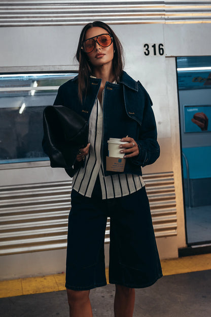 Sally Cropped Trench Coat