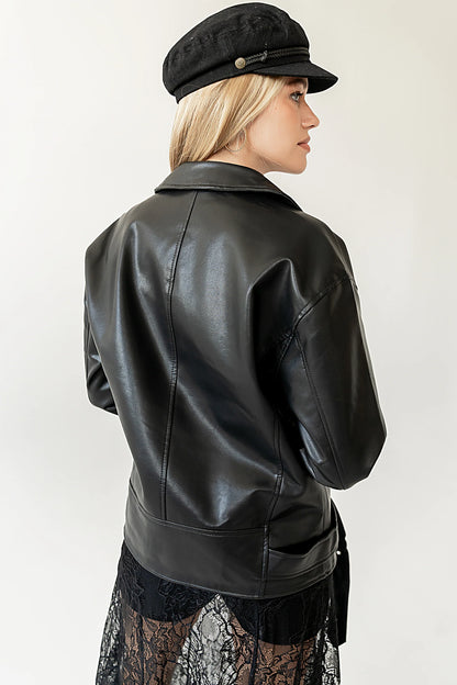 Kylie Vegan Moto Jacket FINAL SALE