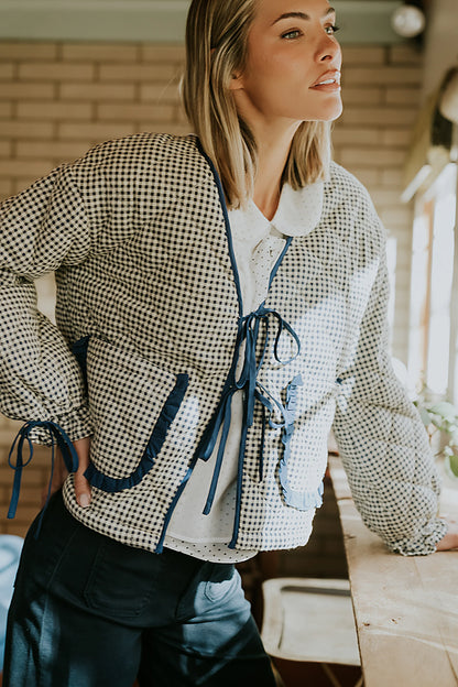 Andy Gingham Jacket FINAL SALE
