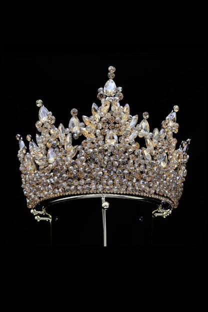 Pink Rhinestone Queen Tiara