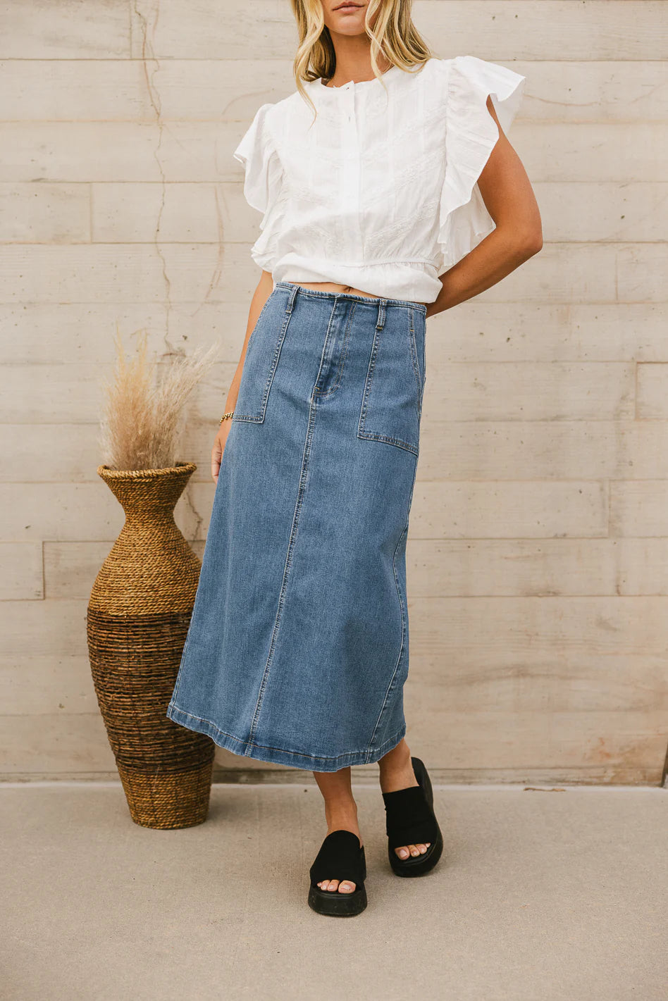 Marina Denim Skirt FINAL SALE
