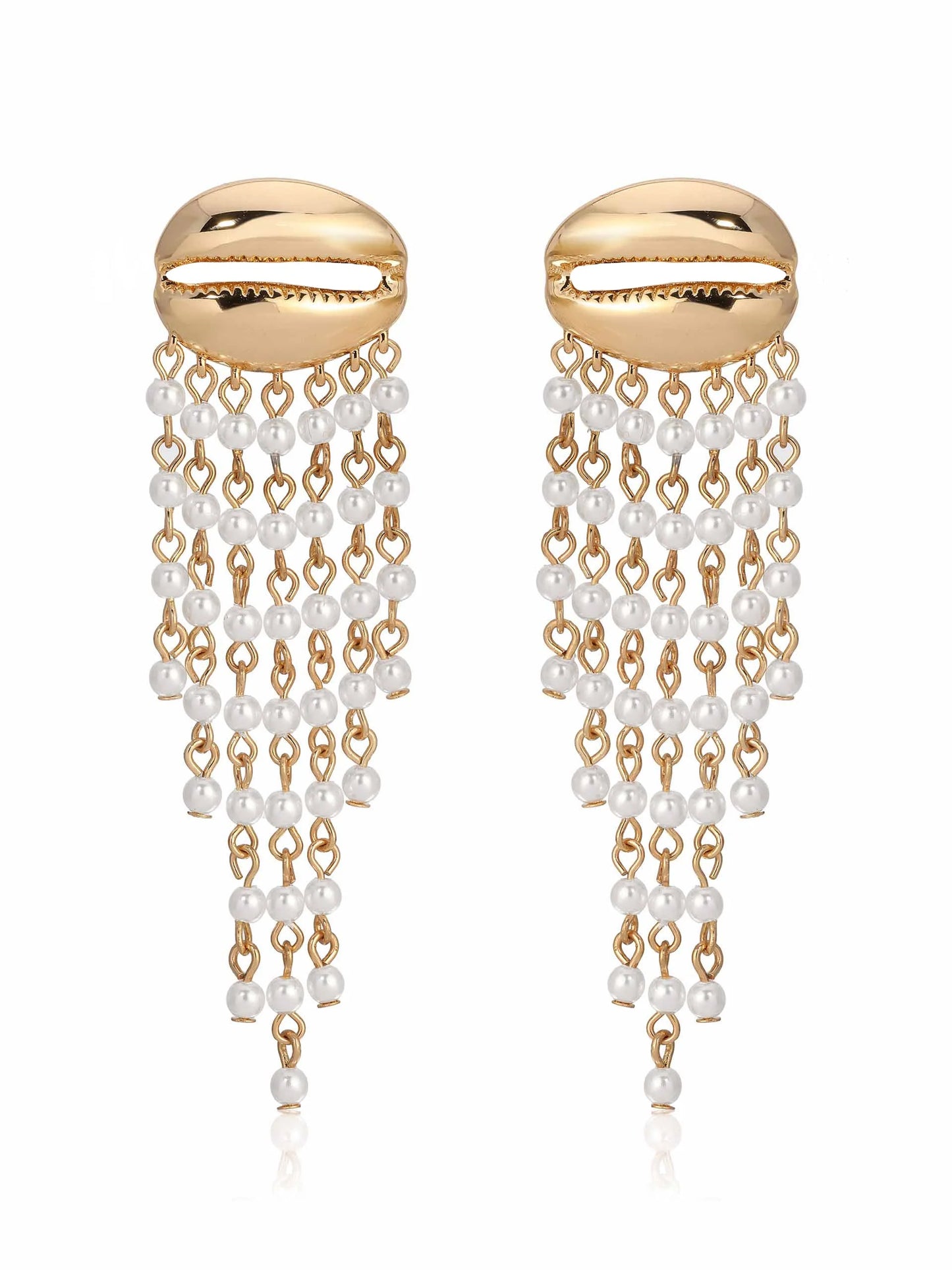 Mykonos Shell Dangle Earrings