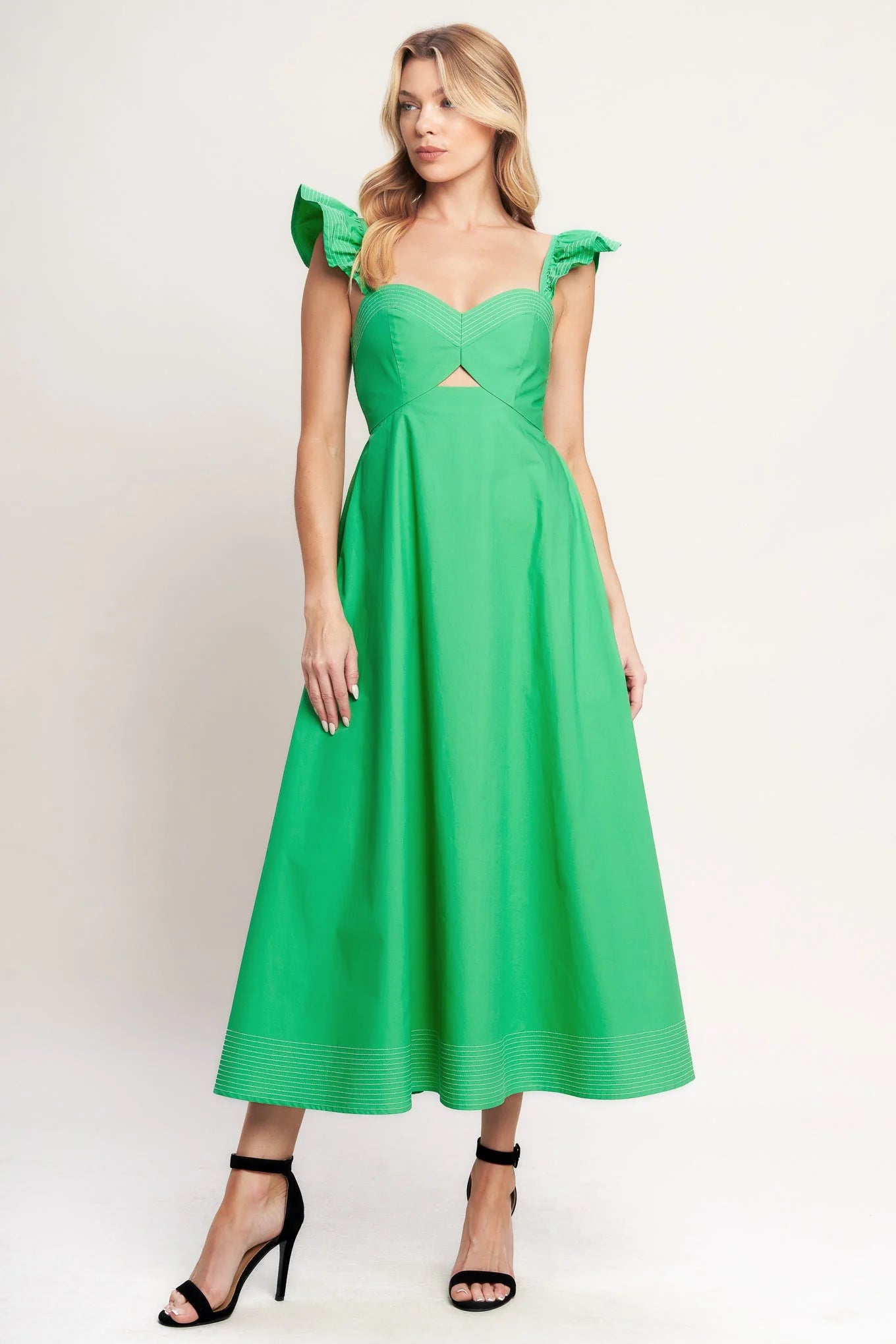 BEAUTIFULLY UNEXPECTED MIDI DRESS