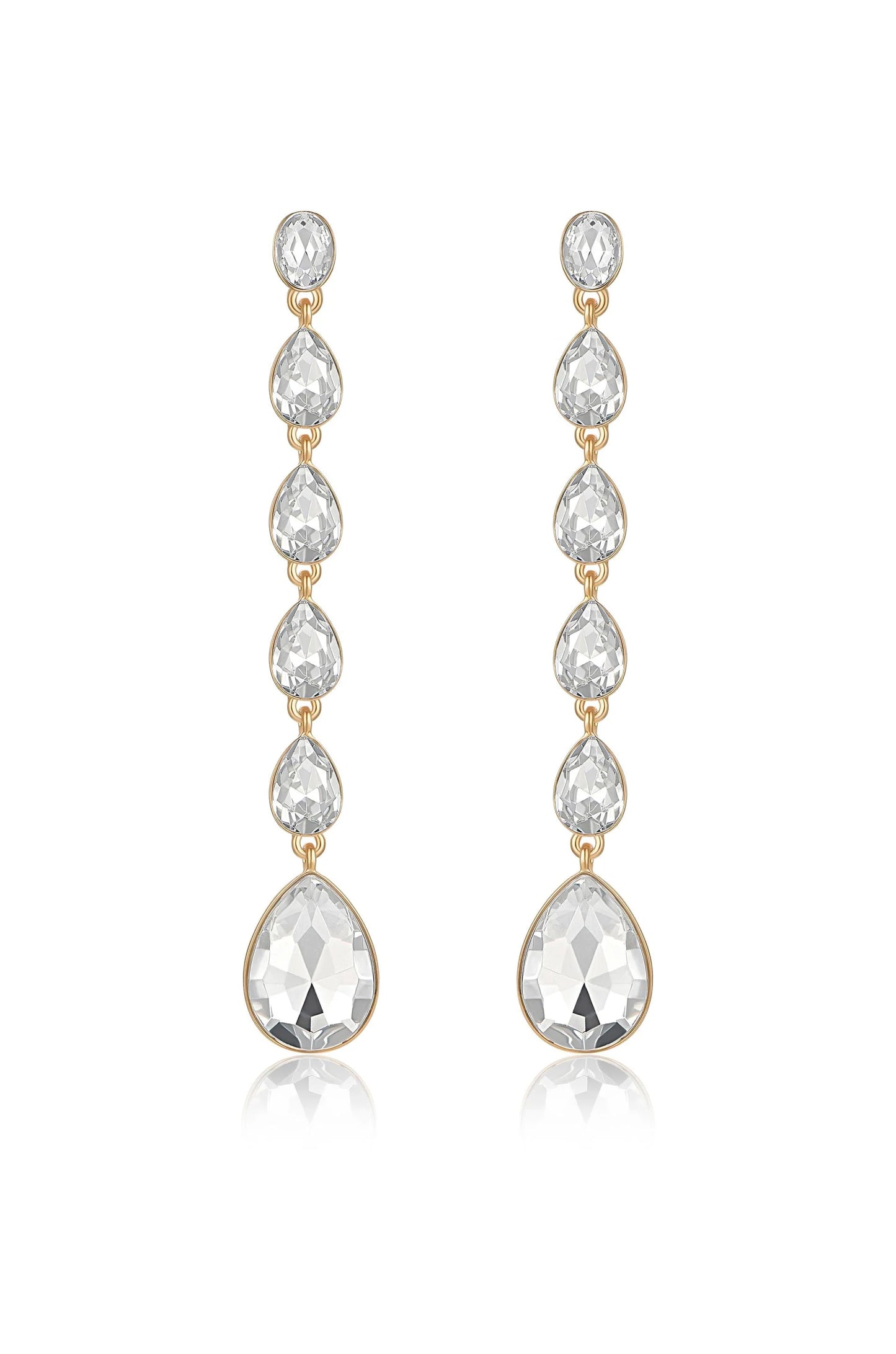 Crystallized Drop Earrings