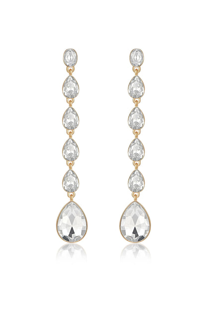 Crystallized Drop Earrings