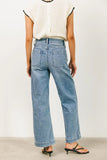 Leila Wide Leg Jeans in Medium Wash FINAL SALE