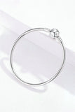 Star Bangle Bracelet In Sterling Silver