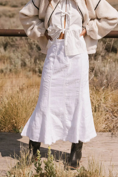 Dae Maxi Skirt in Natural FINAL SALE