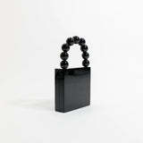 Twinkling Noir Mosaic Clutch