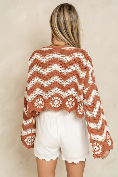 Indie Crochet Sweater FINAL SALE