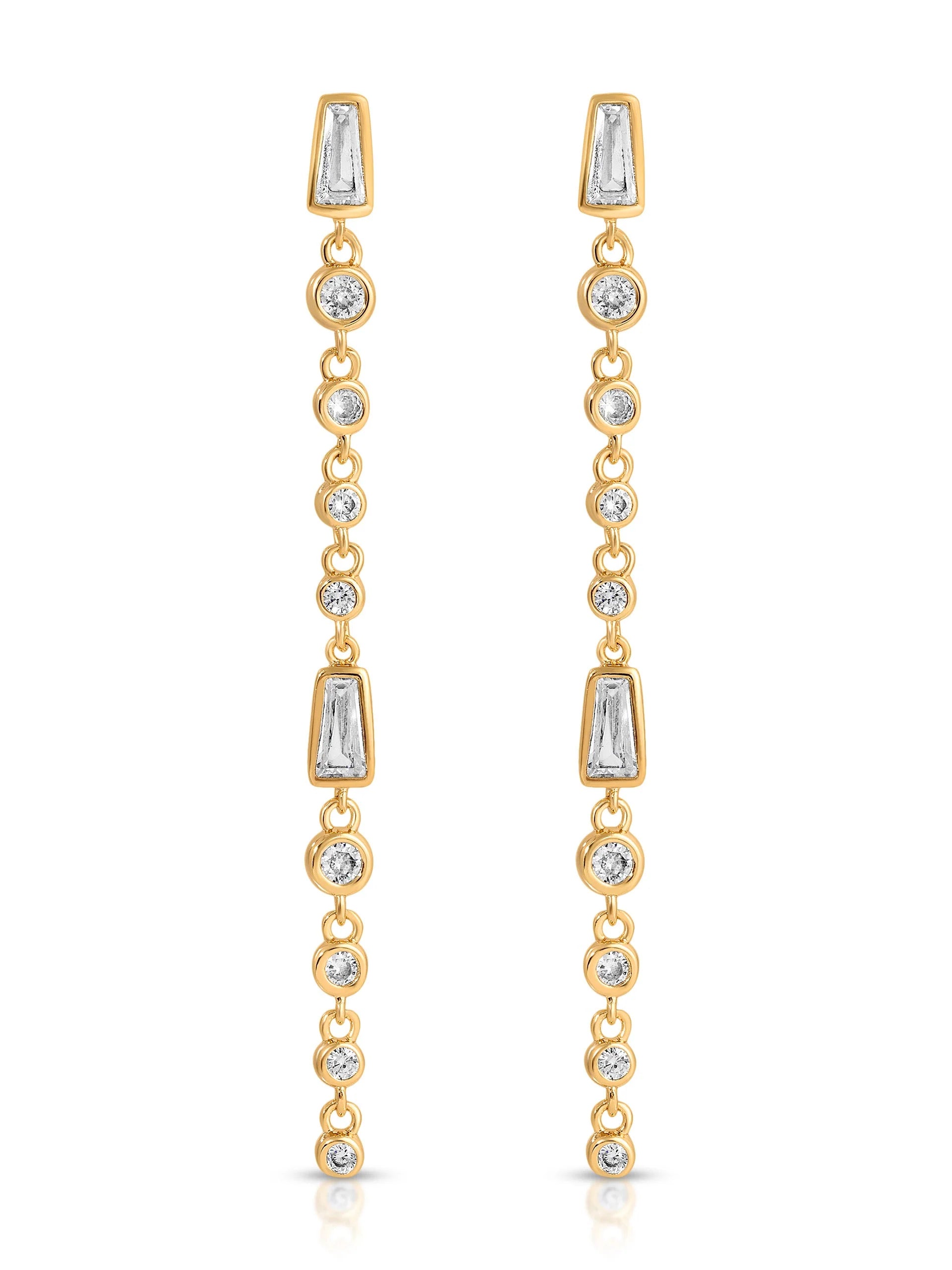 Crystal Linear Earrings