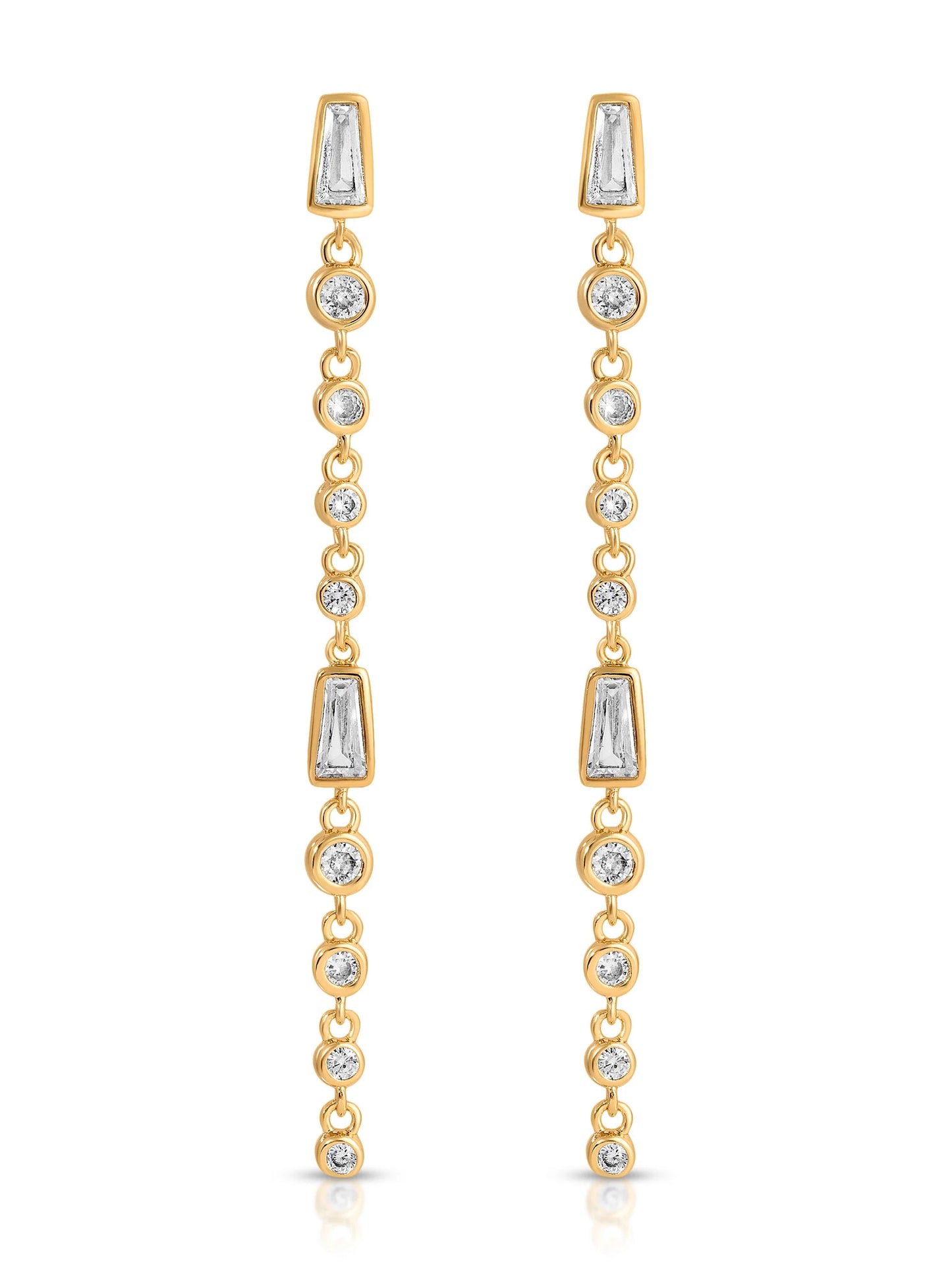 Crystal Linear Earrings