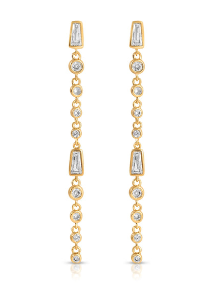 Crystal Linear Earrings