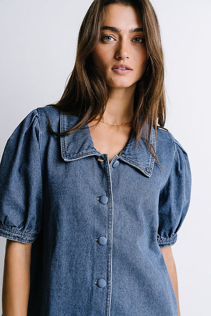 Lola Denim Baby Doll Dress FINAL SALE