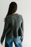 Ally Peplum Sweater FINAL SALE