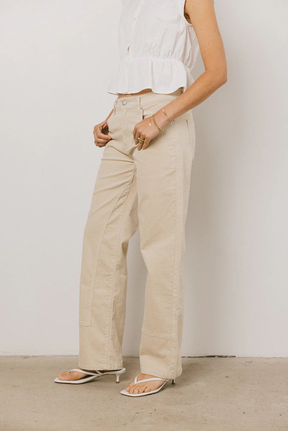 Kaya Corduroy Straight Leg Pants FINAL SALE