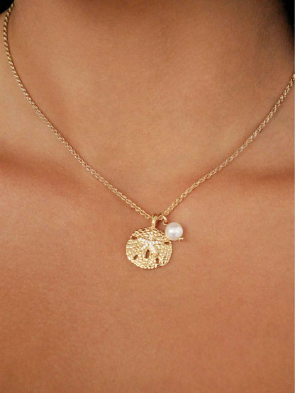 Sand Dollar Charm Necklace