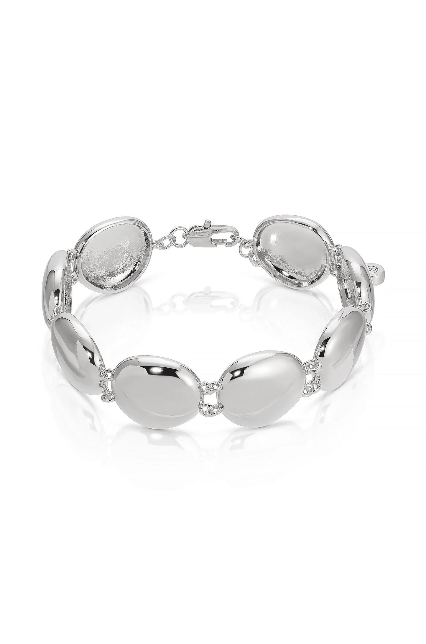Polished Pebble Linked Bracelet