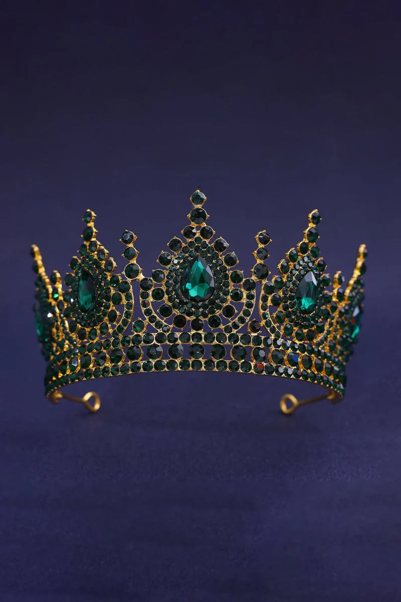 Half Circle Crystal Tiara