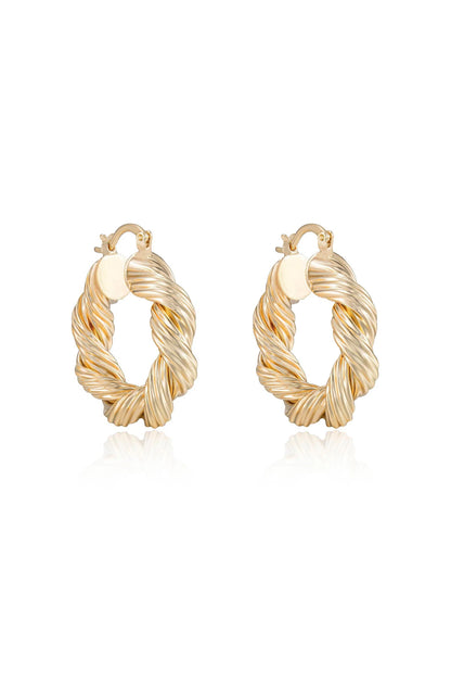 Modern Day Twist Hoops