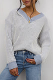 Glinda Knit Sweater in Blue FINAL SALE