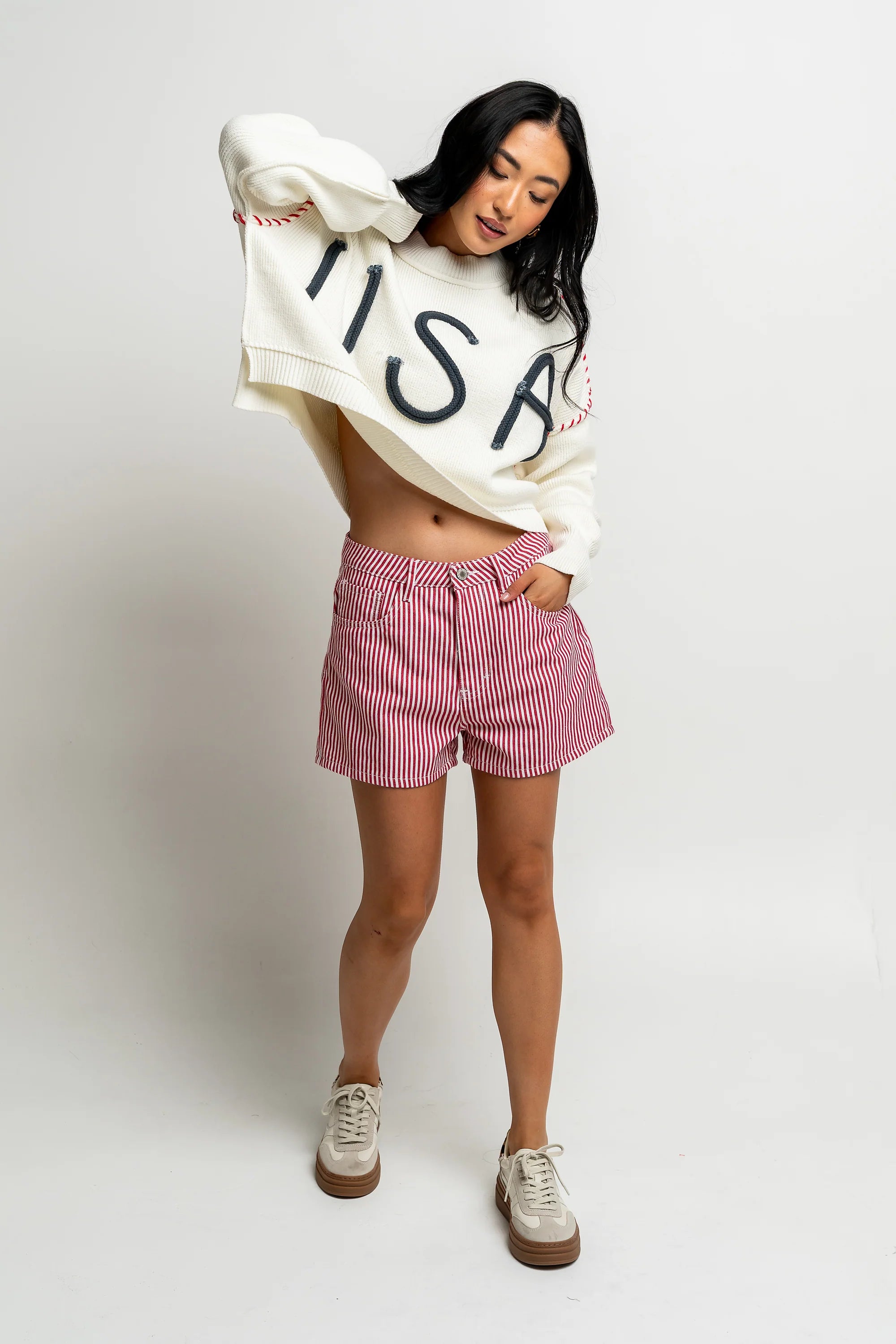 Wendy Striped Shorts