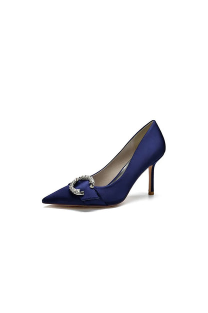 Crystal Cocktail Pointed Toe High Heels