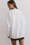 Pretty Bows Crewneck in Cream FINAL SALE