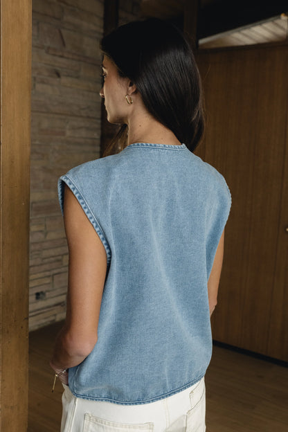 Clara Denim Vest FINAL SALE