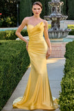 Meryl Gown Stretch Strapless Fitted Mermaid Dress