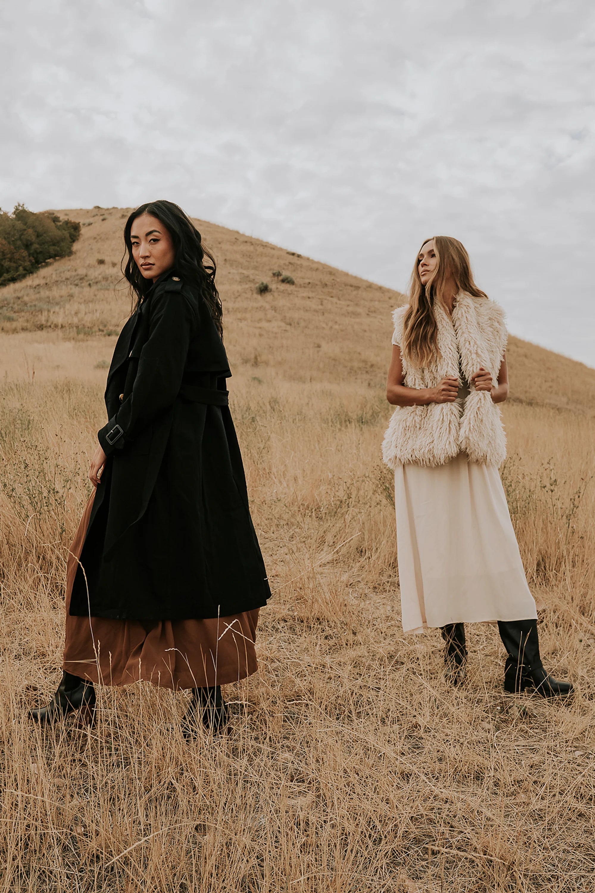 Rachel Trench Coat in Black FINAL SALE