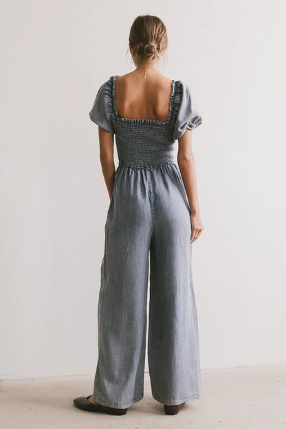 Piper Smocked Jumpsuit