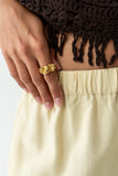 Lee Wide Leg Pants in Yellow