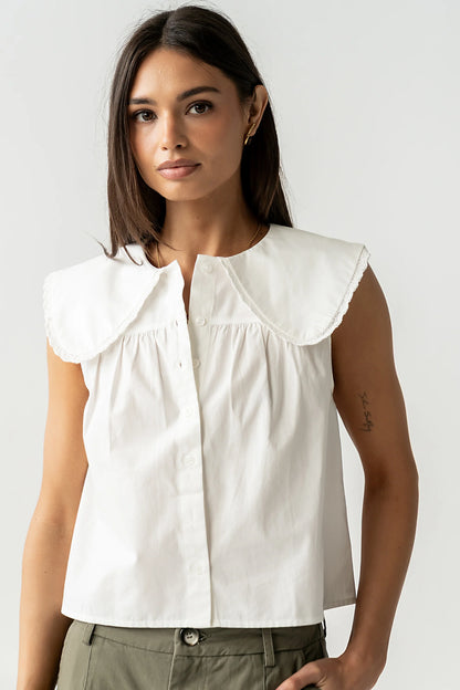Carlson Collared Top