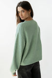Josey Oversized Sweater in Light Blue FINAL SALE