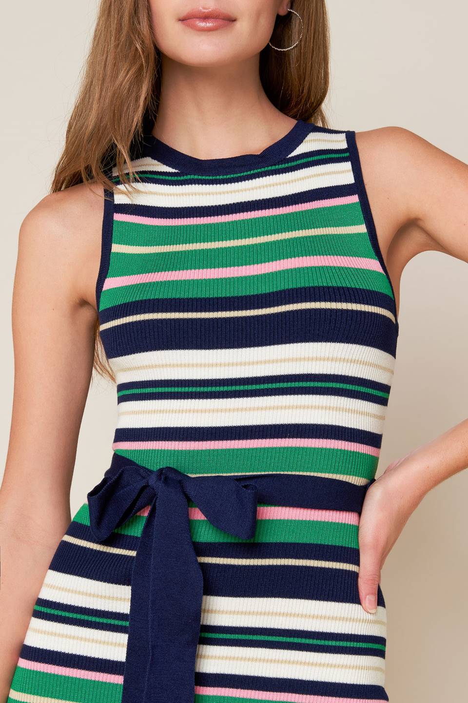 LETS GO ABROAD SWEATER DRESS