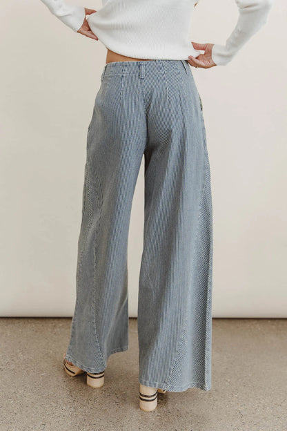 Milla Striped Wide Leg Jeans FINAL SALE