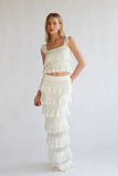 Colette Crochet Top and Maxi Skirt Set