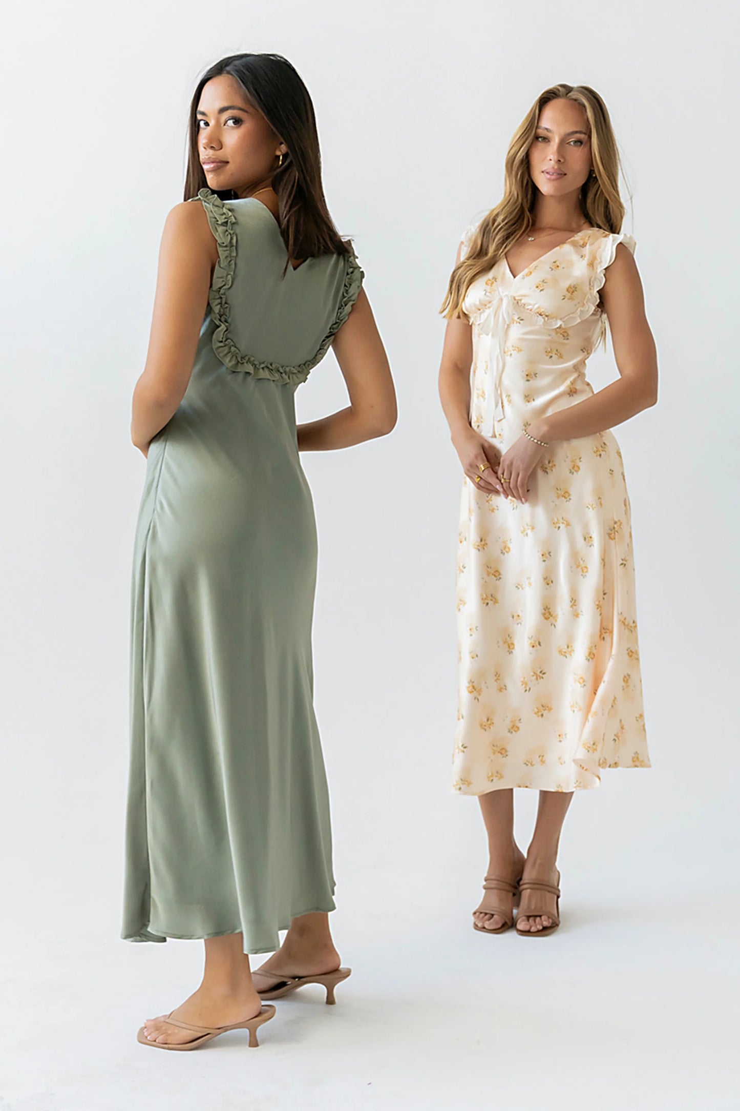 Tracey Maxi Dress in Green
