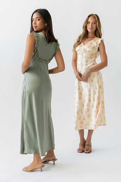 Tracey Maxi Dress in Green