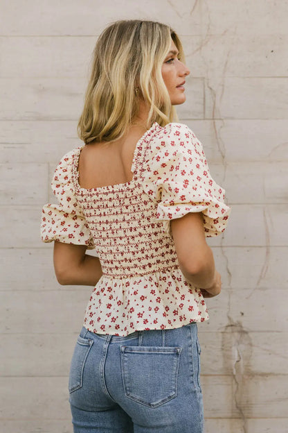 Gretta Smocked Blouse FINAL SALE