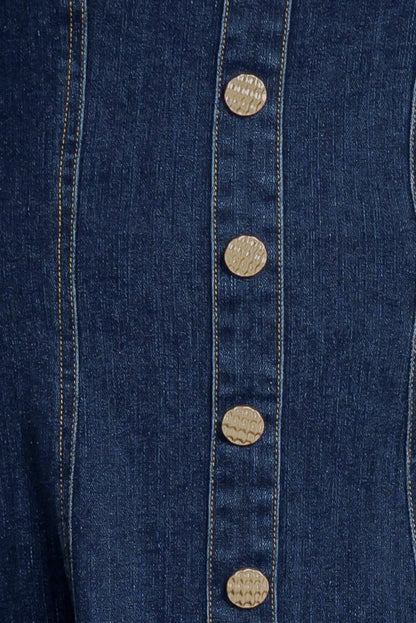 PUFF PLAY DENIM MINI DRESS FINAL SALE